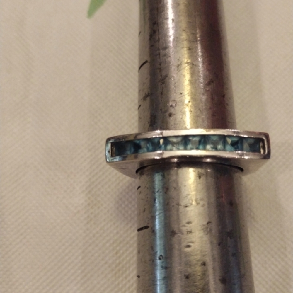 Sterling Silver and Blue Topaz Ring
